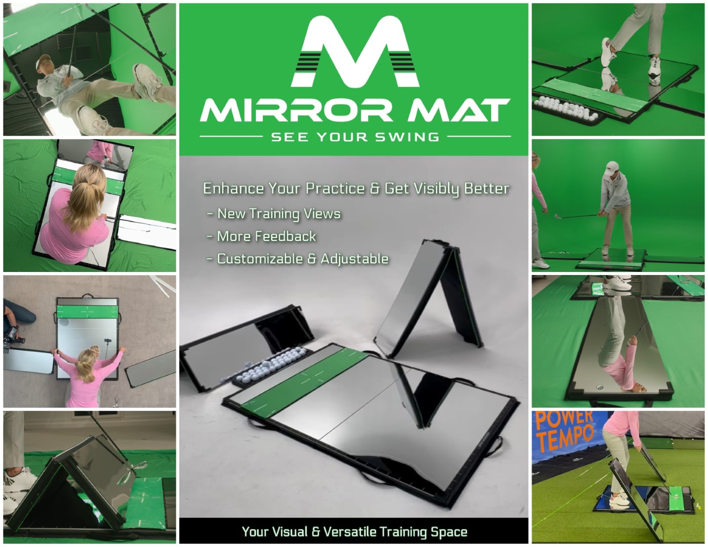 Mirror Mat – Better to See You with My Dear! - Golf the Wise Way